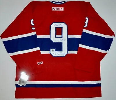 AUTO DPISPORTS GREAT 9s RICHARD/HOWE/HULL MONTREAL CANADIENS CCM JERSEY • $2560.62