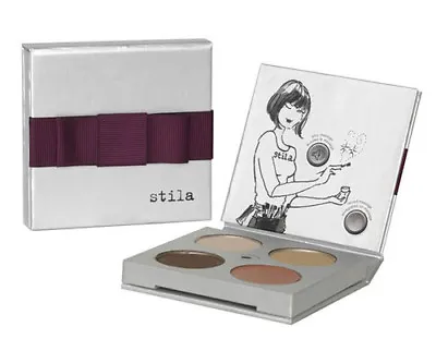 Stila Surprise & Shine Talking 4 Eyeshadow Eye Makeup Palette NIB • $12.99