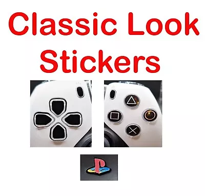 Custom PS5 Controller RETRO Classic Buttons (Stickers ONLY) • $3.50