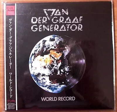 Van Der Graaf Generator World Record Japan Mini Lp Cd Papersleeve W.obi Inserts • $24.99