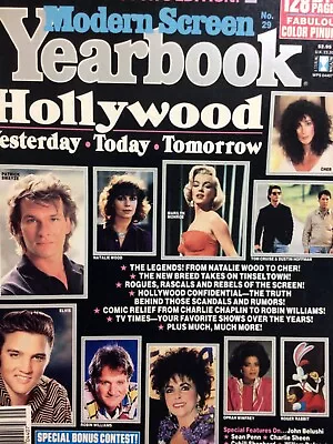 MODERN SCREEN YEARBOOK MAGAZINE ~ Elvis / Marilyn Monroe Cover ~ 1988 • $6.99