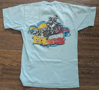 Vintage 1970s Dirt Bike Motocross California Lifestyles T Shirt Mens Medium • $51.99