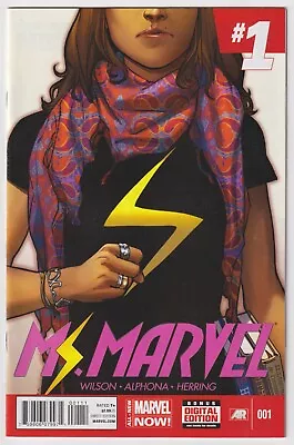 MS. MARVEL #1 | Vol. 3 | 1st Print | 2nd Full Kamala Khan App. | 2014 | VF/NM • $25