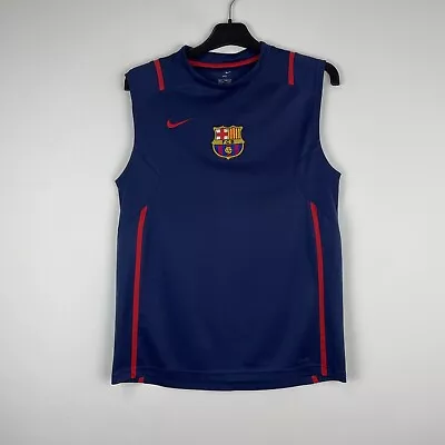 Barcelona 2006-2007  Nike Training Football Vest Soccer Tank Barca Size S • $15