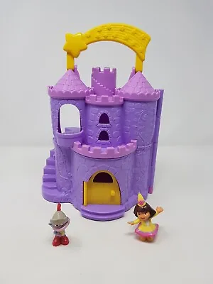 £12.99 • Buy Mattel 2004 Dora The Explorer Lets Go Adventure Purple Princess Castle + Figures