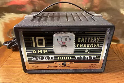 VTG  60's Woodwind Schumacher Sure Fire 1000 Battery Charger 6 & 12 Volt 10 Amps • $74.95