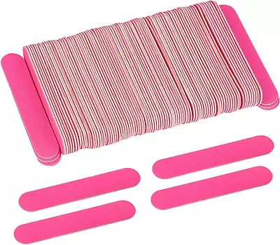 200 Disposable Mini Nail File Bulk 3.4 Inch Double Sided Emery Boards For Finger • $17.05