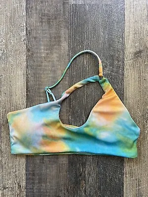 Zaful Bikini Top Tie Dye Size Small S 4 Swim Swimming Suit Angled Boho • $5