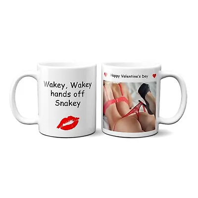 $23.95 • Buy Funny Love Mug Valentine's Day Gift For Him Or Her Wakey Snakey