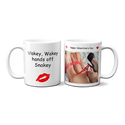 $23.95 • Buy Funny Love Mug Valentine's Day Gift For Him Or Her Wakey Snakey