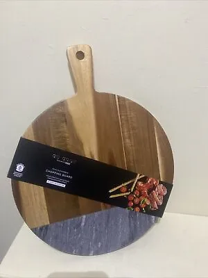 Go Cook Acacia & Marble Chopping Board 30cm • £11.99