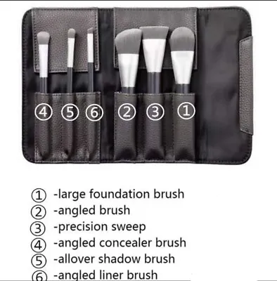 SEPHORA COLLECTION Deluxe Charcoal Antibacterial Brush Set Mini NWT Authentic • $28