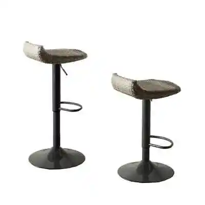 $240.34 • Buy RST Brands Patio Bar Stool Aluminum All-Weather Wicker Rust Resistant (2-Pack)