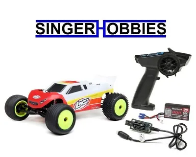 LOSI 1/18 Mini-T 2.0 2WD Radio Control Stadium Truck Brushless RTR LOS01019T1 HH • $229.99