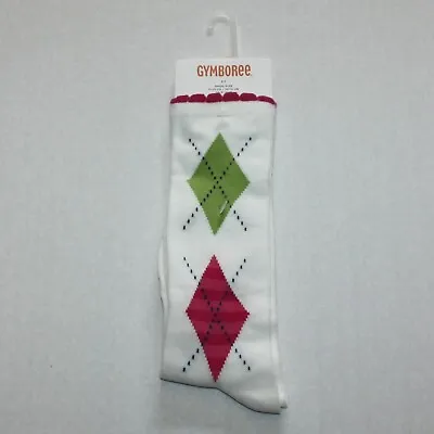 Gymboree Smart And Sweet Argyle Knee Socks Size 5 6 7 NWT • $5.99