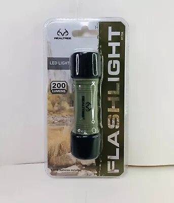 Realtree Bright 200 Lumen Alkaline Flashlight Rugged Water Resistant • $12.50