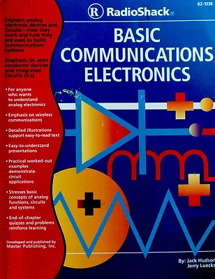 RadioShack: Basic Communications Electronics Paperback 1999 • $6