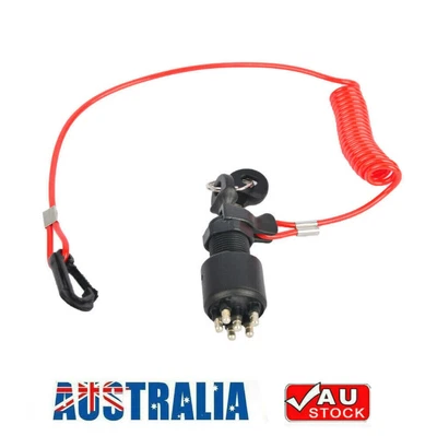 $51.99 • Buy Boat Outboard Ignition Switch Key Assembly For OMC Johnson Evinrude 40-200HP