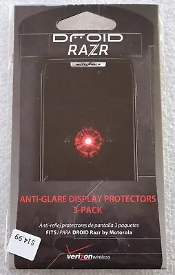 Single / One Verizon Anti-Glare Display Protector For DROID Razr By Motorola • $3.49