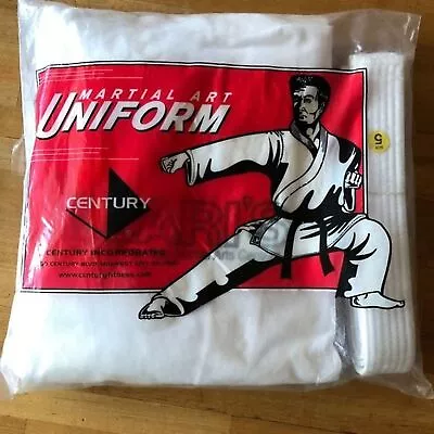 CENTURY Martial Arts Jacket Pants Villari's Youth Karate Uniform Size 5 White • $26.99