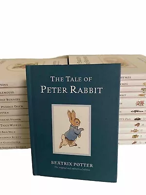 Original Peter Rabbit Books Complete Set 23 Books HC Beatrix Potter F Warne Co. • $59.99