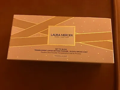  Laura Mercier Set To Glow Translucent Setting Powder With Brush 29 G/NIB • £26