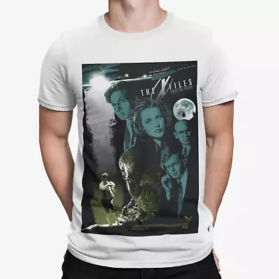 X Files Poster T-shirt - Movie Poster 70s 80s Shark Movie Film Retro Yolo Gift • £8.39