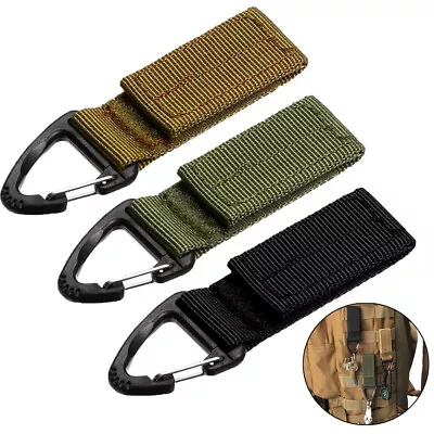 Molle Duty Belt Keeper Key Holder Keychain Police Key Strap Tactical Gear Clip • $3.99