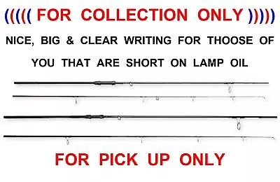 £27.99 • Buy DFT MAD CLEARANCE PROLOGIC C-1 CARBON CARP ROD 2pc 3pc TELESCOPIC SPOD MARKER