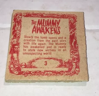 1963 Topps Monster Flip Book #3-The Mummy Awakens-complete-vintage Original • $27.95