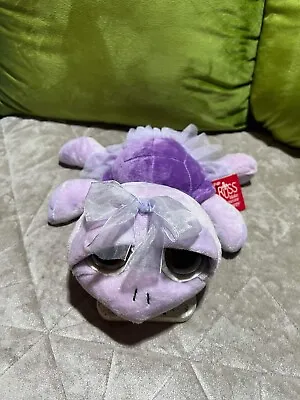 Rare Russ Berrie Lol Peepers Twirly Purple Turtle Plush Soft Toy With Tags • £25