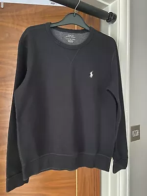 Polo Ralph Lauren Sweatshirt Black Size S RRP £55 • £12.99