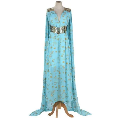 Game Of Thrones Daenerys Targaryen Costume Dress Qarth Gown XL Khaleesi Cosplay • $19.99