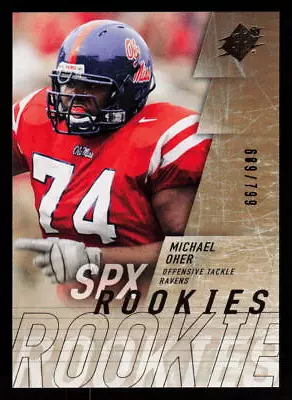 2009 UPPER DECK SPX RC Michael Oher #210  Football Baltimore Ravens  RC SN799 • $3.99