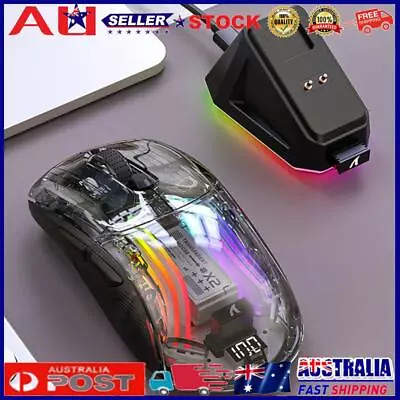 Wireless Gaming Mouse RGB Lighting 3 Modes Portable Mouse For PC (Black) • $29.89