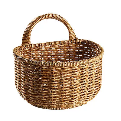 Hangings Storage Baskets Wicker Wall Mounted Hangings Basket Storage • £13.99