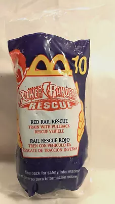 2000 Mcdonalds Power Rangers Rescue Happy Meal Toy Red Rail Rescue - #10 - New • $4.95