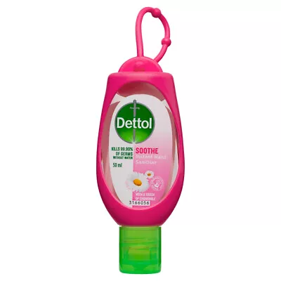 Dettol Healthy Touch Instant Hand Sanitiser Soothe With Chamomile Pink Clip 50mL • $4.54