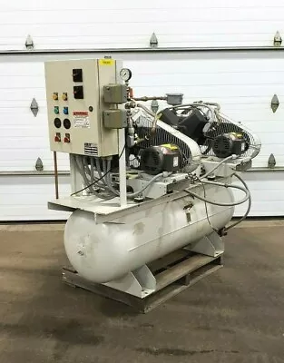 Mo-4574 Emse 3dox2t80 Duplex Air Compressor. 50 Psig. 9.2 Scfm Each. 3 Ph. 460v • $3500