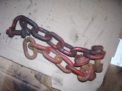 Vintage Massey Harris  444 Gas  Tractor- 3 Point Sway Chains-1956 • $34.99