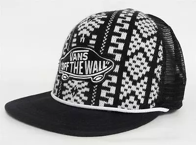 Vans Off The Wall Classic Patch Nordic Knit Snapback Trucker Hat Cap NWT OSFA • $19.99