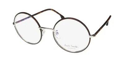 New Paul Smith Alford Eyeglass Frame 02 Round Mens Italy Full-rim Brown Plastic • $84.95