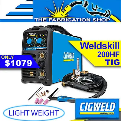 Cigweld Weldskill 200 HF Arc Tig Stick Welder Inverter Portable 200HF W1008200 • $1079