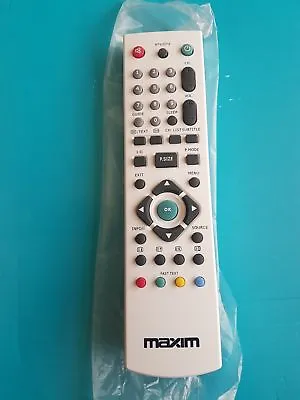 Brand New MAXIM LCD TV Remote Control For 11LCD15DVB • £7.55
