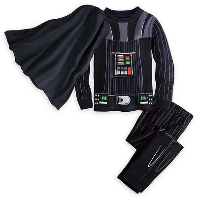 $49.99 • Buy Disney Store Star Wars Darth Vader Costume Pajama Set With Cape Boy Size 10