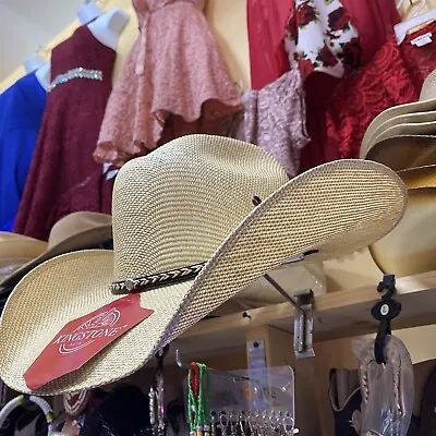 Men’s Straw Cowboy Hat. Men’s Western Cowboy Hat. Sombrero Vaquero De Hombre. • $36.99