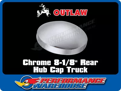 8-1/8 Inch ID Chrome Rear Hub Cap For Semi Truck Applications • $20.50