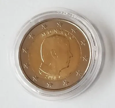 2014 Monaco 2 Euro Coin In Capsule Unc Rare • $99.95