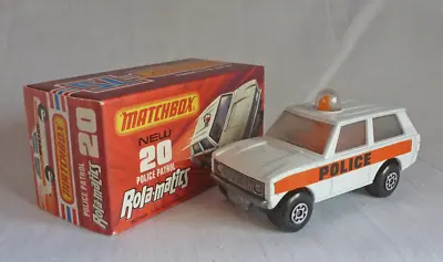 Matchbox Superfast MB20E Range Rover Police Patrol MINT SHOP FRESH! • £38