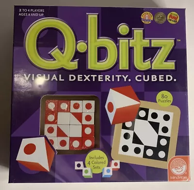 New Mindware Q-Bitz Visual Dexterity Board Game 2009 • $15